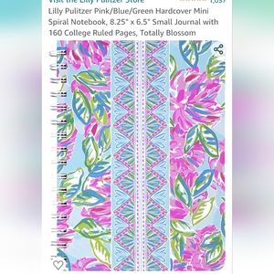 Lilly Pulitzer Notebook New Totally Blossom 8.25 x 6.5 NWT
